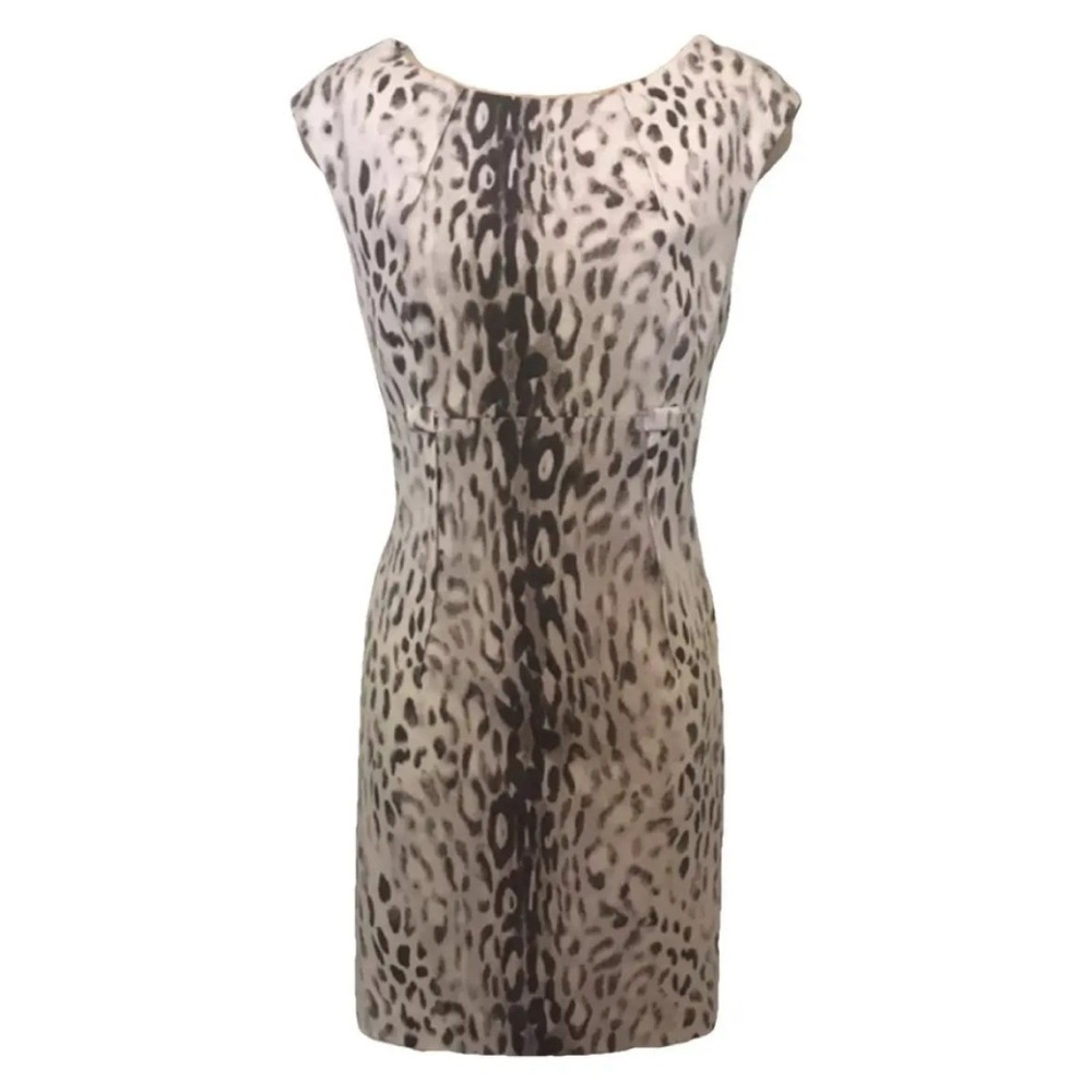 Leopard Print Sleeveless Dress